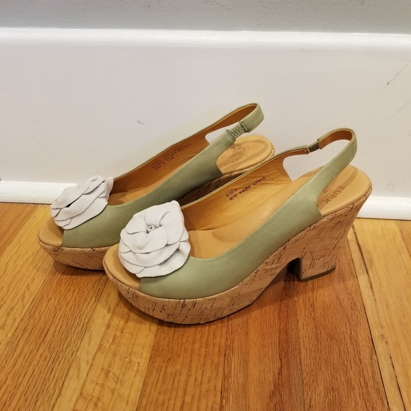 NWOT Kork-Ease Irene Peep Toe Sandals - Picture 4 of 7